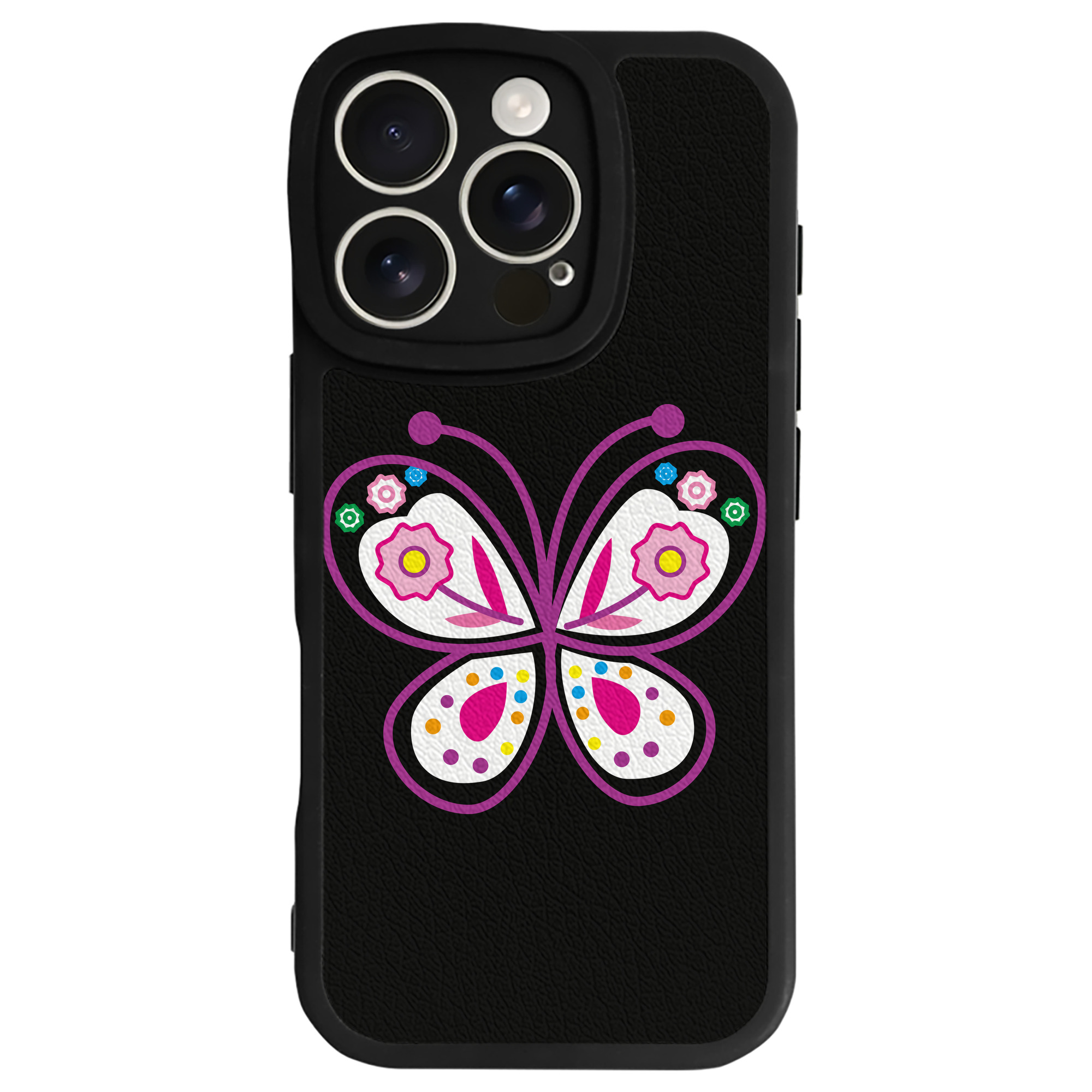 （画像用） Hello Kitty ハローキティ 【iPhone 16シリーズ対応】シリコンスマホケース（レザー調） 材質：シリコン